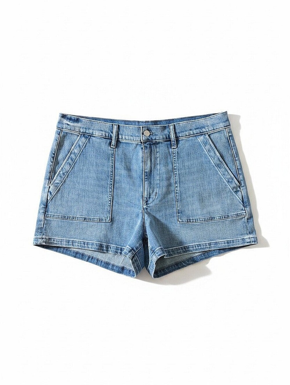 NWT! J Crew Light Blue Denim Women’s Shorts - Casual Patch Pocket Short